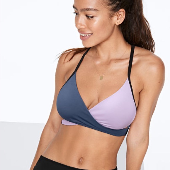 VS PINK 💞 Gym to Swim Bodywrap Sports Bra - Picture 1 of 7